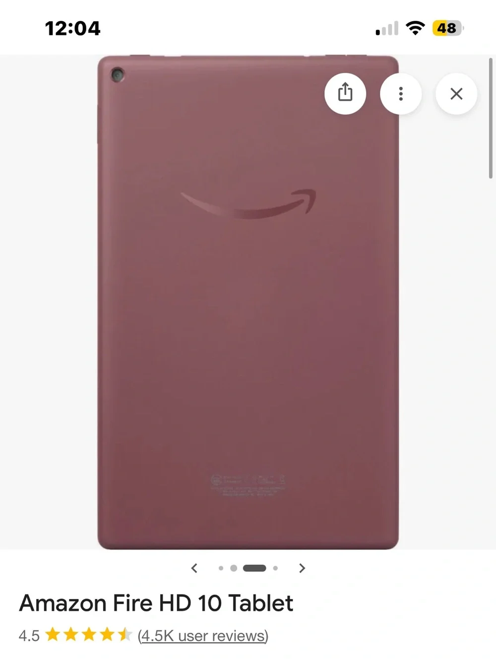 Amazon Kindle Fire - Color Plum